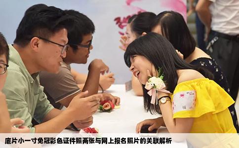 底片小一寸免冠彩色证件照两张与网上报名照片的关联解析