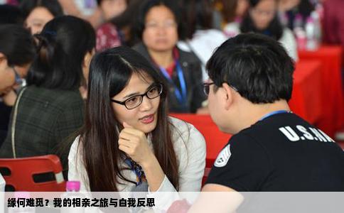 缘何难觅？我的相亲之旅与自我反思